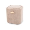 Béžový taburet NAP s úložným prostorem 37x37 cm – styl a praktičnost