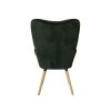 51049 3 tmave zelene sametove kreslo cozy