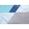 Moderní bavlněné povlečení AVENZA v modro-šedých tónech