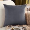 Elegantní dekorační povlak na polštář VELVET 40x40 cm šedomodrý
