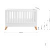 Hoppa cot bed 60x120 dimensions