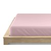 Hebké mikrovláknové prostěradlo 180x200 světle růžové barvy