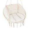 Pohodlné křeslo k zavěšení v béžové barvě – ideální pro relaxaci a klidné posezení.