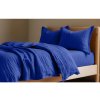 Mušelínové povlečení MOELLIN modré z jemné bavlny