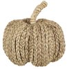 Stylová dekorace dýně PUMPKIN SEAGRASS pro podzimní výzdobu