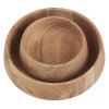 Elegantní sada 2 misek z akáciového dřeva ACACIA WOOD