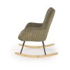 Designové houpací křeslo BELMIRO v olivové barvě