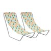 2 db összecsukható tengerparti napozóágy SAND PINEAPPLE