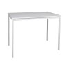 Jídelní stůl RAMOD 100 x 60 cm v bílé barvě – laminová deska a kovová konstrukce pro moderní interiér