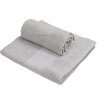 CARRARA törölköző 60x100 cm világosszürke, 100% pamut