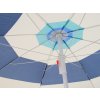 Modrobílý slunečník BLUE STRIPES 180 cm na letní dovolenou