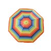 Pruhovaný plážový slunečník COLORFUL STRIPES 180 cm