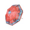 Slunečník PALM BEACH 180 cm s motivem palem, červený