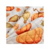 Designový přehoz na postel AUTUMN PUMPKINS s listy a dýněmi