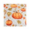 Přehoz AUTUMN PUMPKINS s podzimním vzorem do moderní ložnice