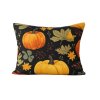 Povlak na polštář z mikrovlákna ORANGE PUMPKINS barevný 40x50 cm s dýněmi