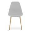 Designové židle OSAKA světle šedé – praktická sada 4 ks do moderního interiéru