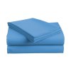 Bavlněné prostěradlo LUX azurově modré 140x240 cm