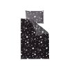 Designové černo-šedé povlečení NOČNÍ OBLOHA z kvalitního mikrovlákna