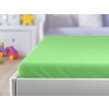 Jersey gumis lepedő gyerekágyhoz, pisztácia, 70 x 140 cm