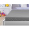 Měkké jersey prostěradlo do dětské postýlky šedé 70 x 140 cm