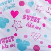 Stylové růžové povlečení MINNIE SWEET LIKE ME srdíčka a hvězdy