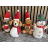 Plyšová dekorace SNOWY FRIENDS 27 cm – ideální na vánoční výzdobu