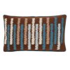 Dekorační povlak na polštář ORIN 30x50 cm hnědý s barevným vzorem