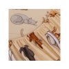 Hebké prostěradlo mikroplyš COLORED CATS 90x200 béžové s kočkami