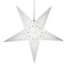 Elegantní pěticípá hvězda STARLET bílá 45 cm pro vánoční atmosféru