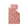 Stylové povlečení ORANGE HEART růžové – jemné a hřejivé mikrovlákno