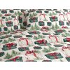 Pamut ágynemű CHRISTMAS PRESENT krémszínű