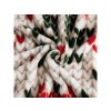 Vánoční povlečení FROSTED CHRISTMAS mikroplyš červené, zelené a bílé vzory