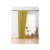 Hořčicový zatemňovací závěs VELVET 140x270 cm pro moderní interiér