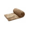 Mikroplyšová deka CALMI 150×200 cm hnědá – ideální pro domácí pohodu
