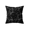 Sada 2 povlaků TEMPESTA z mikrovlákna – elegantní černý mramorový design