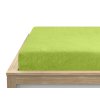 Kvalitní froté prostěradlo EXCLUSIVE světle zelené 90 x 200 cm