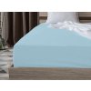 Jersey prostěradlo s lycrou světle modré 90 × 200 cm – jemné a svěží
