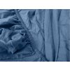 Elastické prostěradlo jersey s lycrou tmavě modré 180 × 200 cm – perfektně drží