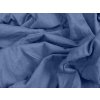 Elastické prostěradlo jersey s lycrou modré 180 × 200 cm – perfektně drží
