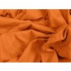 Jersey prostěradlo 180x200 cm oranžové s elastanem