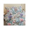 Povlečení FLORIBEE barevné z mikrovlákna s 3D květinami