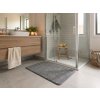 Elegantní koupelnová předložka TRIVORA 60x100 cm tmavě šedé barvy