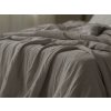 Stylové šedé povlečení PURELY z jemného mušelínu
