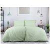 Kvalitní krepové povlečení z Renforcé bavlny GREEN FLOWERS zelené