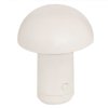 LED stolní lampa FUNGHI 11,2 cm, bílá v moderním designu
