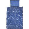 Svítící dětské povlečení MAGIC STARS modré s hvězdnou oblohou