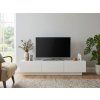TV stolek DOLCE 180 cm bílá moderní design s úložným prostorem