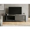 Minimalistický TV stolek PARIS 150 cm antracit na nožičkách