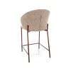 Designová barová židle KIOTO ořech béžová interiér